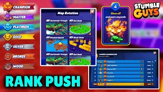 🥇 GLOBAL RANK PUSH SEASON 3  Stumble guys Live Stream  MR Yash [upl. by Ysnat547]