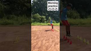 Football training short video  defending warm up drill soccer soccerdrills goalkeeperdrills [upl. by Ecirtnuahs]