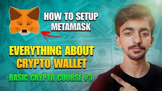 HOW TO SETUP METAMASK WALLET  BASIC CRYPTO COURSE 3  IN URDU HINDI [upl. by Kjersti]