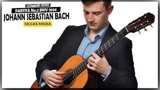 Johann Sebastian Bach Partita in D minor BWV 1004  Zsombor Sidoo Classical Guitar [upl. by Chivers506]