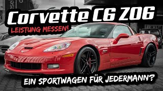 Red Porsche Killer  Corvette C6 Z06 auf dem Prüfstand  Was taugt der USImport  Team DAG [upl. by Ivo]