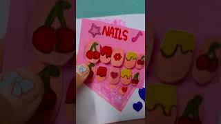 DIV nails blind bag with paper zoyas creative corner [upl. by Llenehs]