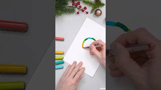 Bunte Weihnachtskarte  Merry colorful Christmas 🎄 handwriting christmas letteringgenerator [upl. by Drhcir]