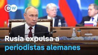 Tensión diplomática tras la expulsión de dos empleados de la ARD alemana en Moscú [upl. by Enitsej]