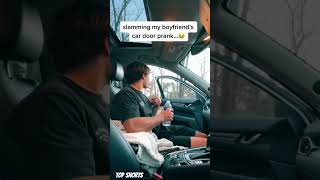 Slamming the car door prank🤣 shorts [upl. by Sinylg885]