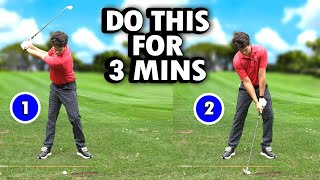 This NEW SWING DRILL Makes Ball Striking Incredibly Simple  Its Unreal [upl. by Heeley]