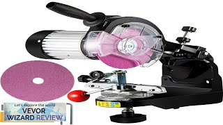 VEVOR Electric Chainsaw Sharpener 230W Professional MultiAngle Adjustable Chain Grinder Review [upl. by Enitsirhk427]