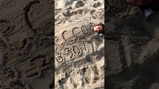 Becca gets buried in Sand in Ocean City Maryland [upl. by Naujled899]