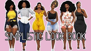 SIMS 4 SIMPLISTIC LOOK BOOK USING ALL ELLIESIMPLE [upl. by Levon]