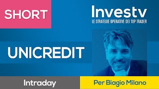 Investv Biagio Milano prova uno SHORT intraday su UNICREDIT [upl. by Portia]