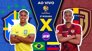 🇧🇷 BRASIL 1x3 VENEZUELA 🇻🇪  ÚLTIMA RODADA  PRÉOLÍMPICO  AO VIVO COM IMAGENS DO ESTÚDIO  SUB23 [upl. by Aihsad]