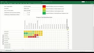 Free Excel Skills Matrix Template by ability6com [upl. by Lorrie911]