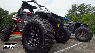 AllNew ITP Versa Cross Tire Install amp Test on RZR RS1 amp Maverick X3 X rc [upl. by Aiahc889]