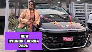 New Hyundai Verna 2024  Reviews  Ceremony  kanikachitransh Vlogs [upl. by Eihtak]