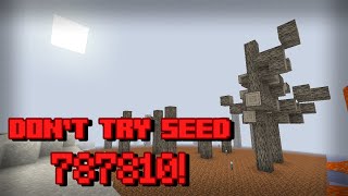 Seed 787810  Minecraft Creepypasta [upl. by Lachus750]