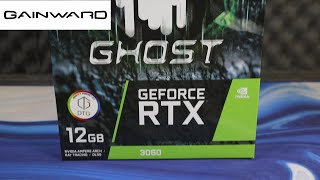 UNBOXING EXPERIENCE VGA CARD GAINWARD GEFORCE RTX 3060 GHOST 12GB GDDR6 [upl. by Ahseetal]