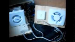 Silavent fan and Xpelair Xodus fan on test [upl. by Menendez]