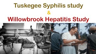 Tuskegee Syphilis Study and Willowbrook Hepatitis Study  Ethical Dilemma of the History [upl. by Eima83]