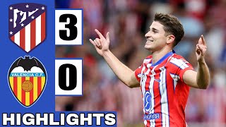 Atletico Madrid Vs Valencia 30  All Goals amp Extended highlights  LaLiga 2024 Match  EA Sports [upl. by Donielle639]