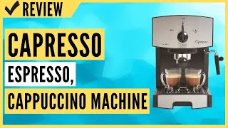 Capresso 11705 Stainless Steel Pump Espresso and Cappuccino Machine EC50 Review [upl. by Wren]