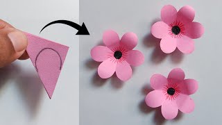 🌷 Tulipán de papel fácil y bonito – Flores de papel fáciles de hacer [upl. by Henig]