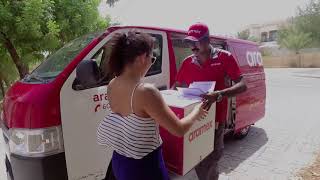 Aramex  delivery test  what3words [upl. by Lorelle]