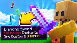 Minecraft But there are Custom Enchantments [upl. by Surtimed]