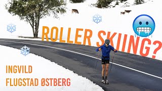 Ingvild Flugstad Østberg │ Snowy Roller Ski Challenge in Seiser Alm [upl. by Duvall]