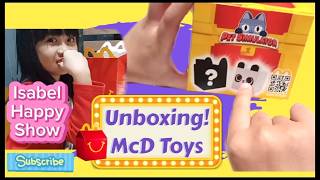 Unboxing McDonalds Happy Meal Toys Surprise Toys Inside [upl. by Naara]