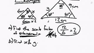 Similarity and Congruence Y10  Chapter 23 [upl. by Porte]