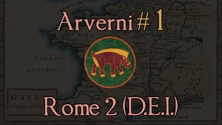 Arverni 1 A Siege to Start Total War Rome 2 DEI Mod [upl. by Nived]