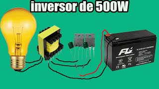 😱Como Hacer un INVERSOR de CORRIENTE de 12V a 110V [upl. by Herodias]