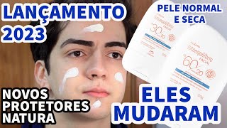 NOVOS PROTETORES NATURA 2023  PELE NORMAL E SECA FOTOEQUILIBRIO FPS 30 E FPS 60 PROTETOR FACIAL [upl. by Hinda40]