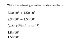 Standard Form of a number Random Exercise 33 standardform [upl. by Cornwall]