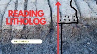 Litholog Construction in Geology  Field Video [upl. by Yllaw]