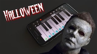 Michael Myers Halloween Theme  Easy Mobile Piano Cover [upl. by Llerret]