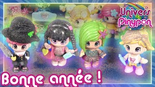 La fête Pinypon du Nouvel An  🎉 Changement de look avec les paillettes ✨👗 [upl. by Yliah810]