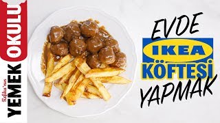 İkea Köftesi Challenge Meydan Okuması  İsveç Köfte ve Gravy Sos Tarifi [upl. by Ehcar]