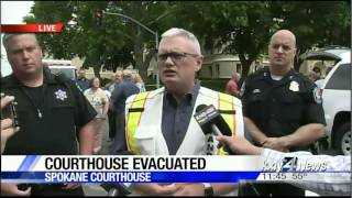 Officials hold briefing on courthouse hazardous materials incidents [upl. by Litt]