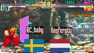 FT5 sfiii3nr1 RCbaby SE vs Nosferatu NL SF III 3rd Strike sfiii sf3 Fightcade Apr 3 [upl. by Amapuna]