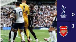 North London Derby 🔥🔥TOTTENHAM VS ARSENAL 0  1 HIGHLIGHTS PREMIRE LEAGUE 20242025 [upl. by Hewett506]