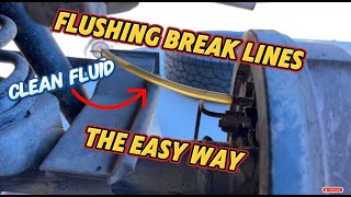 How to bleed break lines [upl. by Sirtemed]