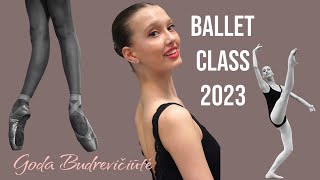 GODA BUDREVICIUTE 15 Ballet ClassPrix de Lausanne European Preselection amp other Auditions 2023 [upl. by Sainana3]