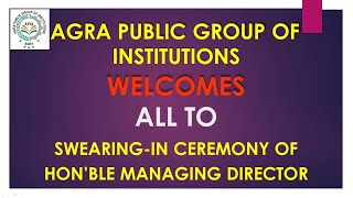 Agra Public Group Of InstitutionsOATHMDapgi [upl. by Cher]