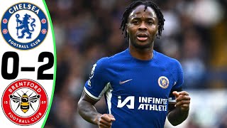 Chelsea vs Brentford 02  All Goals and Highlights  2023 😳 PINNOCK [upl. by Huberto25]