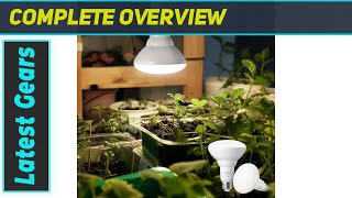 EDISHINE 2Pack LED Grow Light Bulb Best Full Spectrum Bulb for Indoor Plants [upl. by Charmaine]