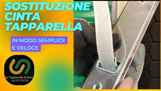 Come sostituire la cinta della tapparella  step by step  molto dettagliato [upl. by Haelam595]