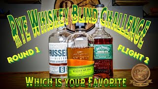 Rye Whiskey Blind Challenge  Round 1 Flight 2 [upl. by Samuella]