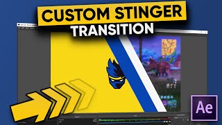 How To Make A CUSTOM Stinger Transition For Your Twitch Stream [upl. by Stoeber]