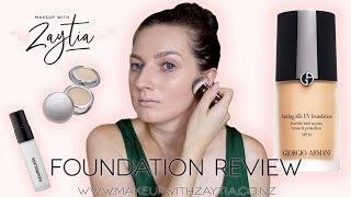 Foundation Review  Giorgio Armani Lasting Silk [upl. by Nebeur]